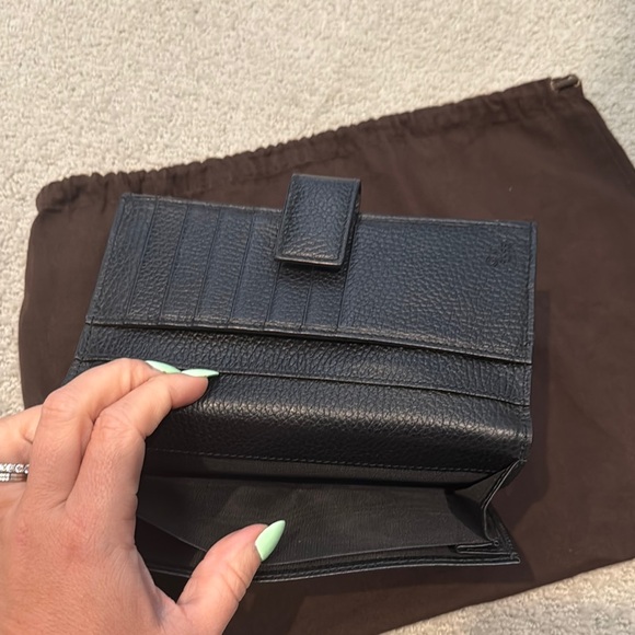 Gucci Black and Cream Patterned Wallet - Picture 8 of 9
